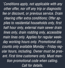 Offer conditions